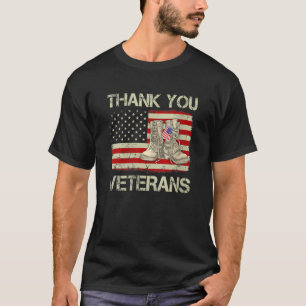 Vrouwen Hartelijk dank voor de veteranendag van de T-shirt