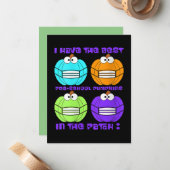 Vrouwen heb ik de beste kleuterschool en beste kle notitiekaartje (Voorkant / Achterkant in situ)