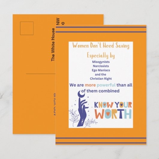 Vrouwen hebben geen Briefkaart nodig (Voorkant / Achterkant)