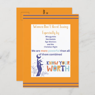 Vrouwen hebben geen Briefkaart nodig