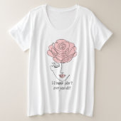 Vrouwen hebben geen extra Shirt (Design voorkant)