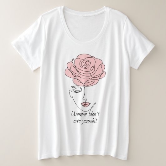 Vrouwen hebben geen extra Shirt (Design voorkant)