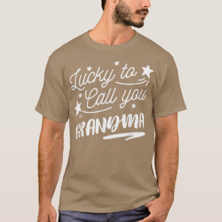 Vrouwen hebben het geluk je oma Funny Grandmoth te T-shirt