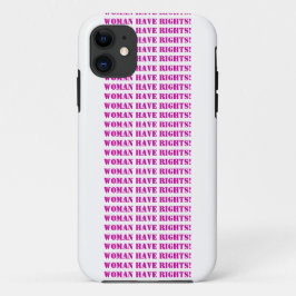 Vrouwen hebben rechten iPhone 5 Hoesje- iPhone 11 Hoesje