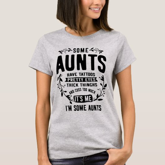 Vrouwen hebben te veel last van grappige tante Gif T-shirt (Voorkant)
