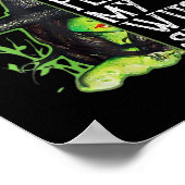 Vrouwen heks gesp boterbloem je net omgedraaid poster (Hoek)