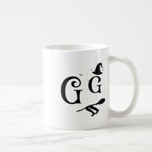 Vrouwen heks Pet Graphic Spooky GG Funny Halloween Koffiemok