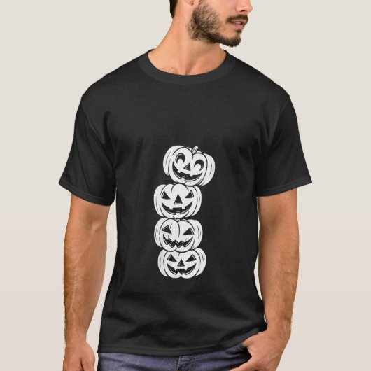 Vrouwen Herfst Pompoen Grappig Halloween Graphic S T-shirt (Voorkant)