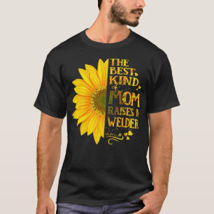 Vrouwen het beste type moeder voedt een WELDER moe T-shirt