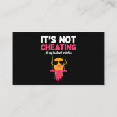 Vrouwen Het is geen fraude als mijn man swinger lo Visitekaartje (Achterkant)