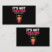 Vrouwen Het is geen fraude als mijn man swinger lo Visitekaartje (Voorkant / Achterkant)