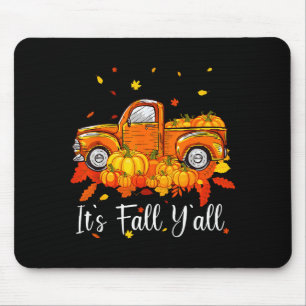 Vrouwen Het Is Herfst Y'all Pompoen Truck Herfst B Muismat