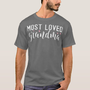 Vrouwen het liefste hart grootmoeder Funny Gifts W T-shirt
