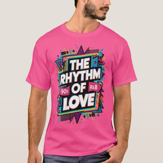 Vrouwen Het ritme van de liefde 90s R-B T-shirt (Voorkant)