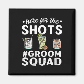 Vrouwen hier voor de opnames Groomsquad Groom Squa Magneet