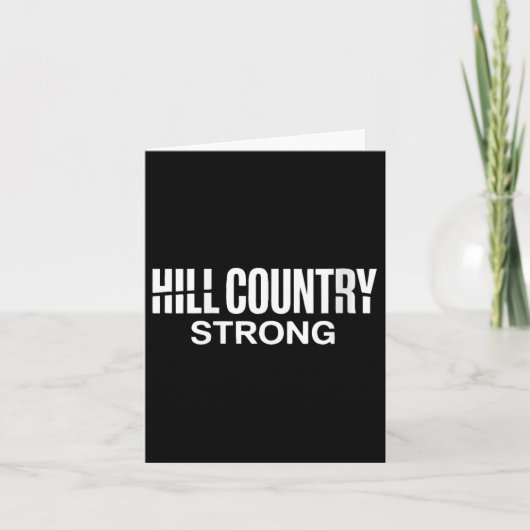 Vrouwen Hill Country Strong Texas Pride Quote V-ne Kaart (Voorkant)