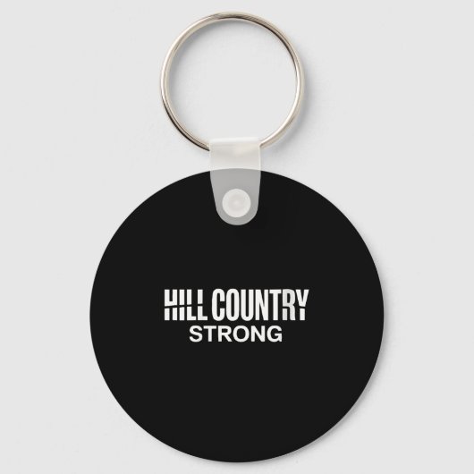 Vrouwen Hill Country Strong Texas Pride Quote V-ne Sleutelhanger (Voorkant)