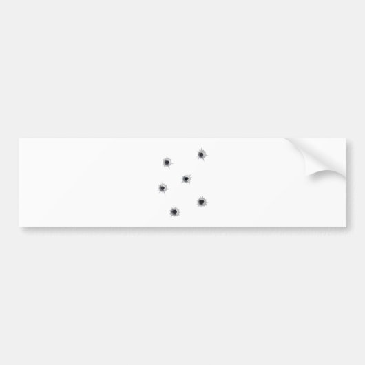 Vrouwen hoeveel gaatjes heeft dit Shirt Bumpersticker (Voorkant)