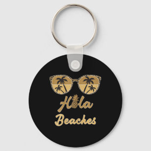 Vrouwen Hola Stranden Funny Pineapple Beach Zomer  Sleutelhanger