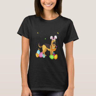 Vrouwen Hond Moeder Schattige Konijn Duitse Herde T-shirt