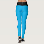 Vrouwen Honkbal of Softball Naad blauwe broek Leggings (Achterkant)