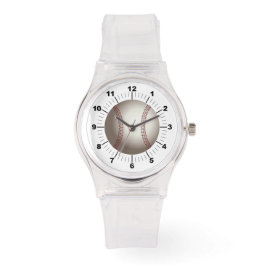 Vrouwen honkbal sportieve roze silicium horloge