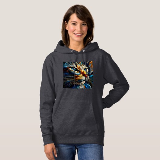 Vrouwen Hooded Sweatshirt Artwork 22 (Voorkant volledig)