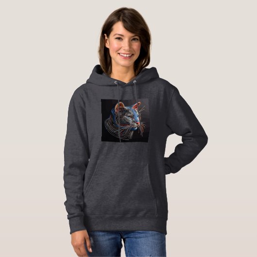 Vrouwen Hooded Sweatshirt Artwork 24 (Voorkant volledig)