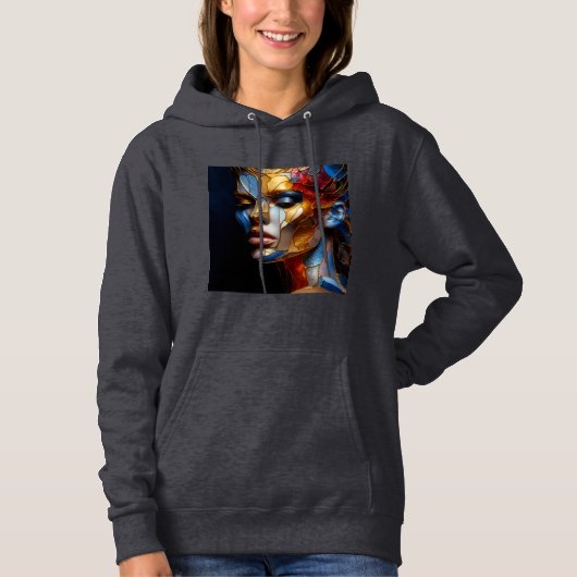 Vrouwen Hooded Sweatshirt Artwork 26 (Voorkant)