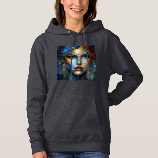 Vrouwen Hooded Sweatshirt Artwork 31 (Voorkant)