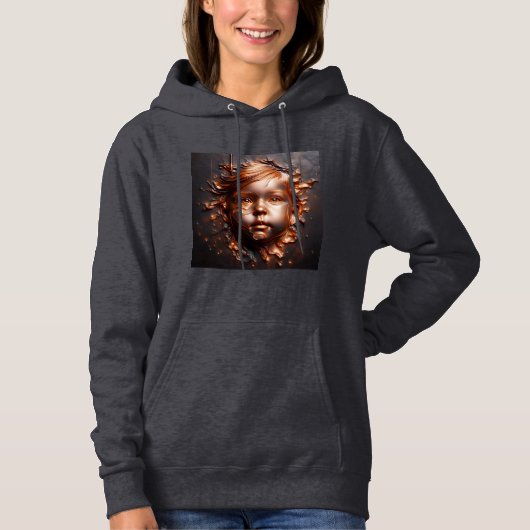 Vrouwen Hooded Sweatshirt Artwork 8 (Voorkant)