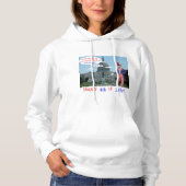 Vrouwen hoodie. Gelukkige 4e. rat/unclesam Hoodie (Voorkant)