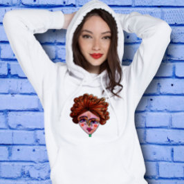 Vrouwen Hoodie (Whimsical Woman 01)