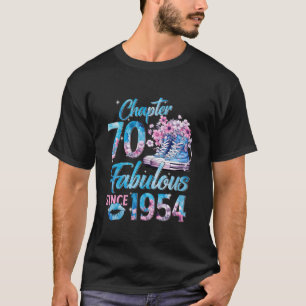 Vrouwen Hoofdstuk 70 EST 1954 70 jaar oud 70e gebo T-shirt