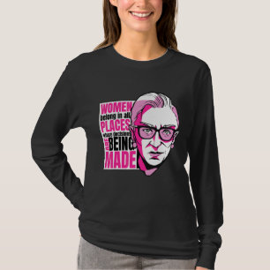 Vrouwen horen op alle plekken t-shirt