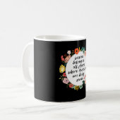 Vrouwen horen overal thuis koffiemok (Voorkant links)