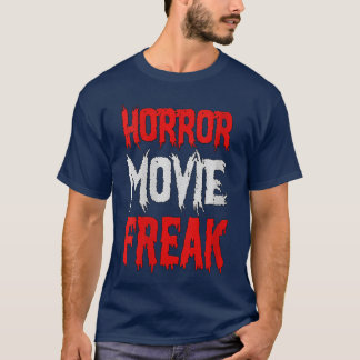 Vrouwen Horror Film Fan Funny Horror Film Freak V T-shirt