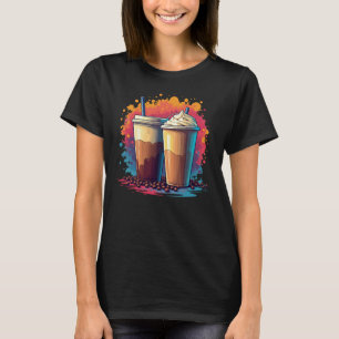Vrouwen Hot & Iced Coffee Graphic T-shirt
