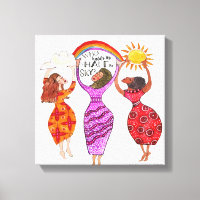 Vrouwen houden de halve hemel omhoog