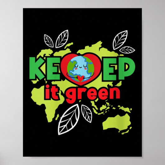 Vrouwen houden het groen - milieubescherming poster (Voorkant)