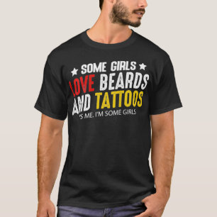 Vrouwen houden van beardes en Tattoos over de Hu T-shirt