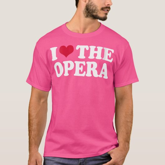 Vrouwen houden van de opera t-shirt (Voorkant)