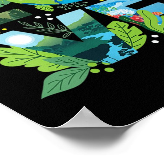 Vrouwen houden van de wereld - milieubescherming poster (Hoek)