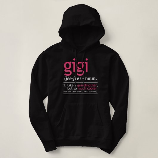 Vrouwen houden van grootmoeder, maar veel koeler hoodie (Design voorkant)