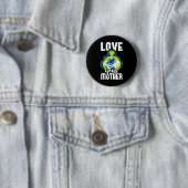 Vrouwen houden van je moeder milieubescherming ronde button 5,7 cm (In situ)