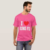 Vrouwen houden van Kung Fu T-shirt (Voorkant volledig)