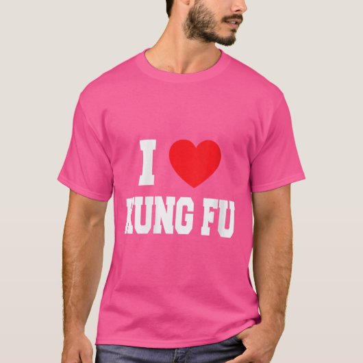 Vrouwen houden van Kung Fu T-shirt (Voorkant)