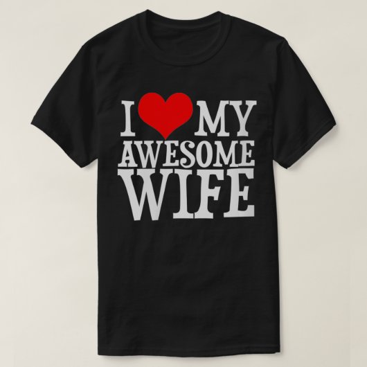 Vrouwen houden van mijn geweldige vrouw Valentijns T-shirt (Design voorkant)
