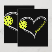 Vrouwen houden van pickleball - schattige pickleba (Voorkant / Achterkant)