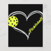 Vrouwen houden van pickleball - schattige pickleba (Achterkant)